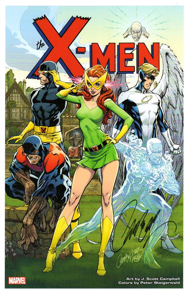 J. Scott Campbell X-MEN BLUE #1 Signed Fine Art Print 11"x17"